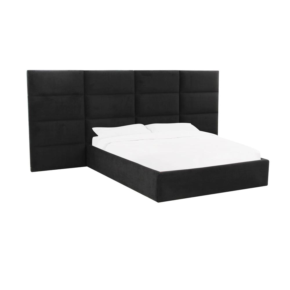 Eliana Black Velvet Queen Wings (Set of 2). Picture 2
