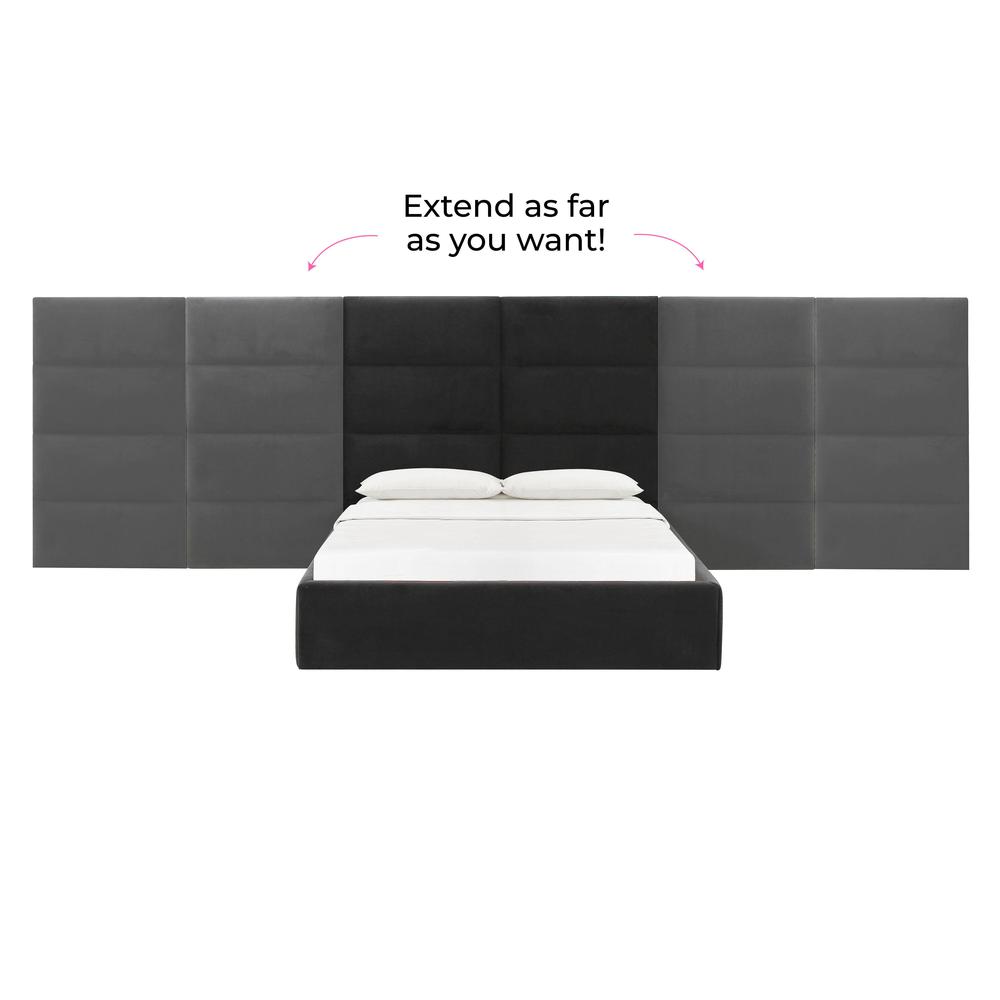 Eliana Black Velvet Queen Wings (Set of 2). Picture 5