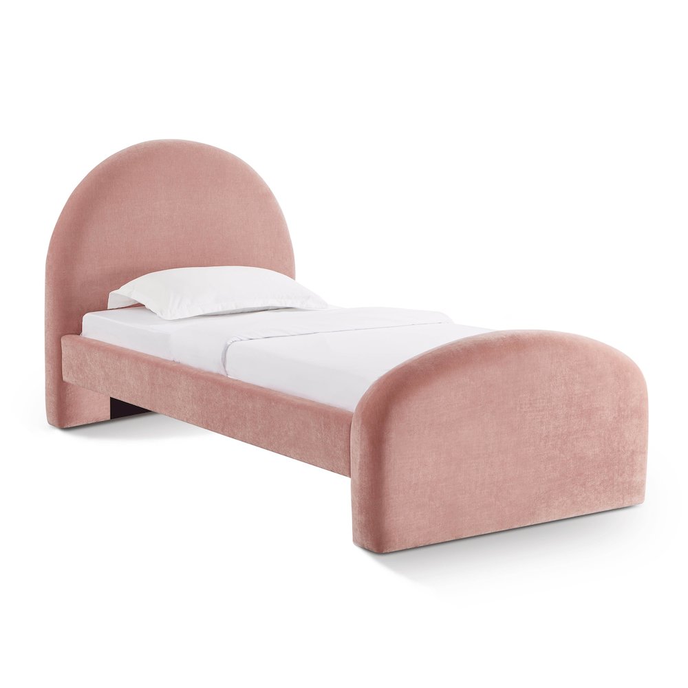 Moon Rose Upcycled Chenille Twin Bed. Picture 1