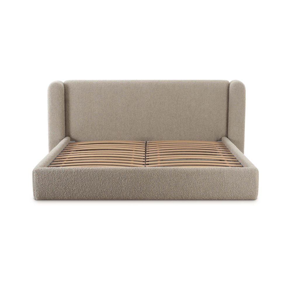 Babette Tan Boucle King Bed. Picture 6