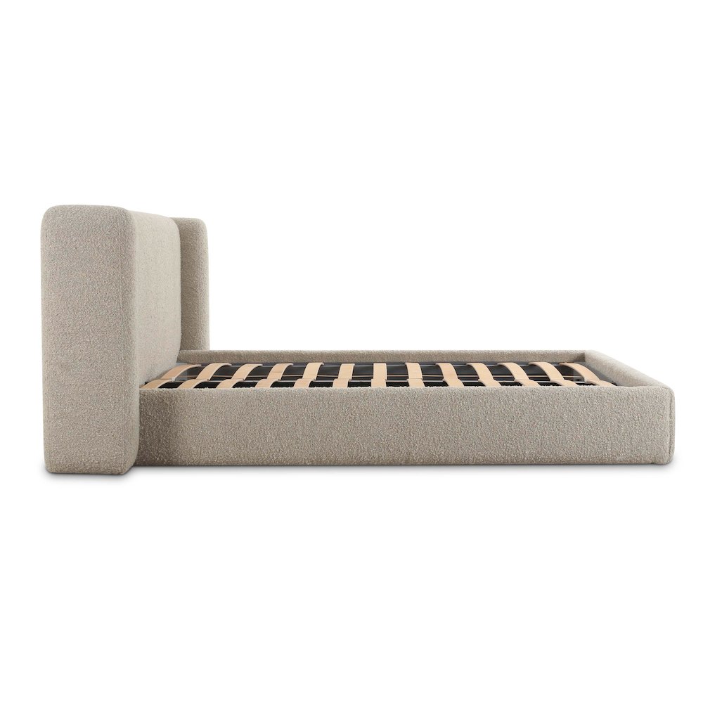 Babette Tan Boucle King Bed. Picture 7