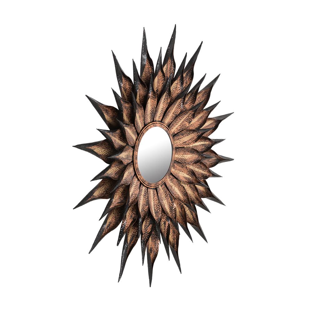 Sunflower Antique Wall Mirror. Picture 2