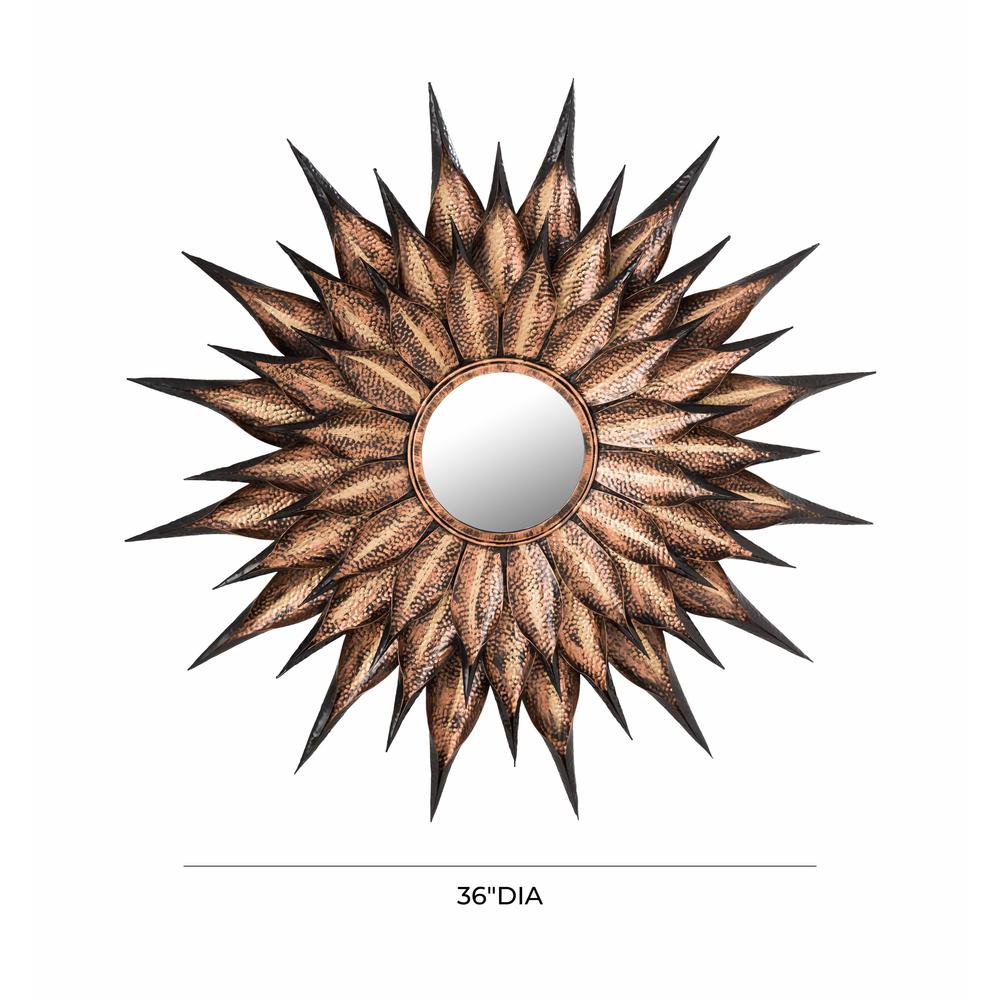 Sunflower Antique Wall Mirror. Picture 5