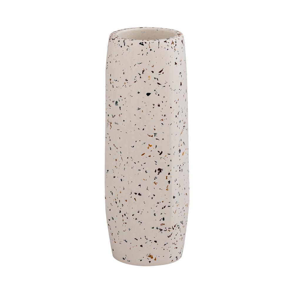 Terrazzo White Vase - Medium Skinny. Picture 2