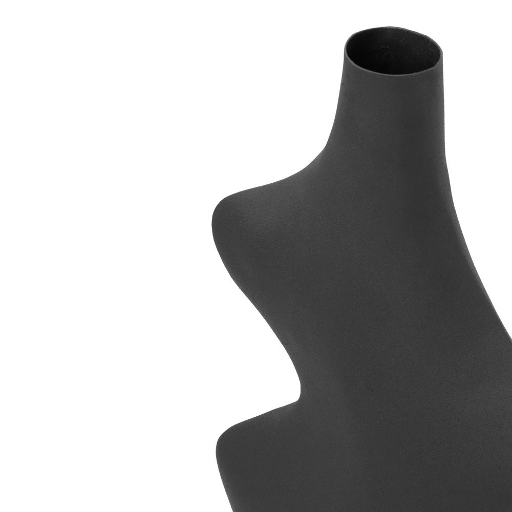Tarri Black Steel Vase. Picture 4