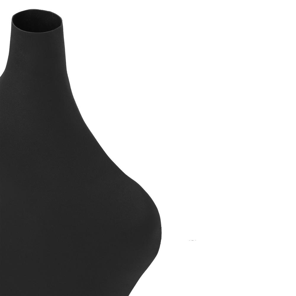 Tarri Black Steel Vase. Picture 5
