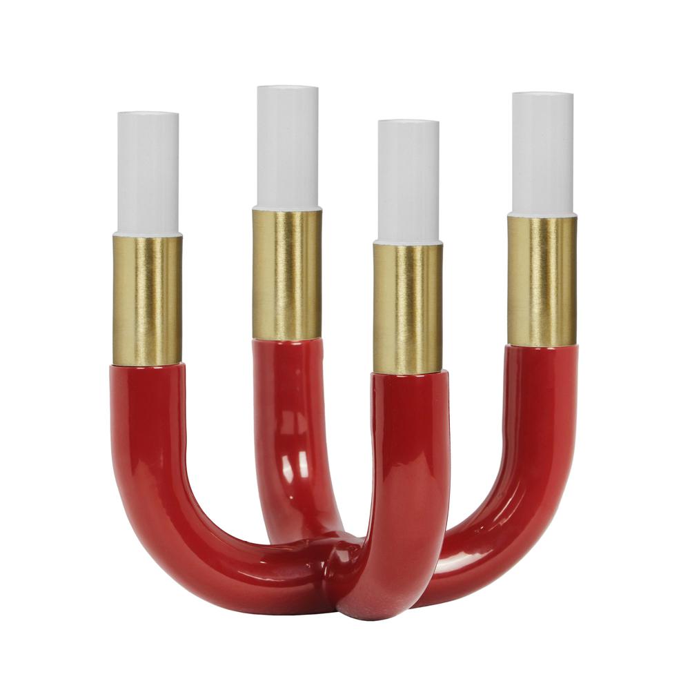Kaonashi Burgundy Candelabra. Picture 2