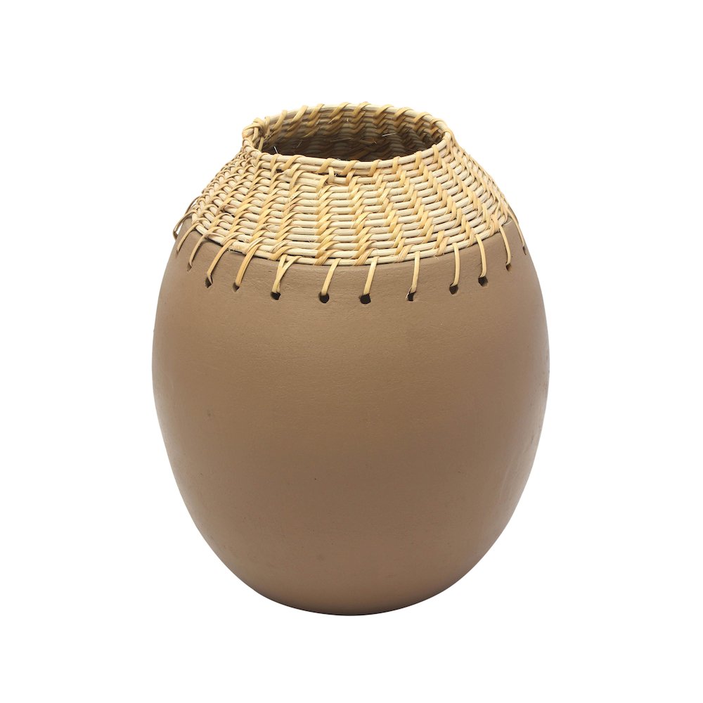Souk Natural Terracotta Vase. Picture 1