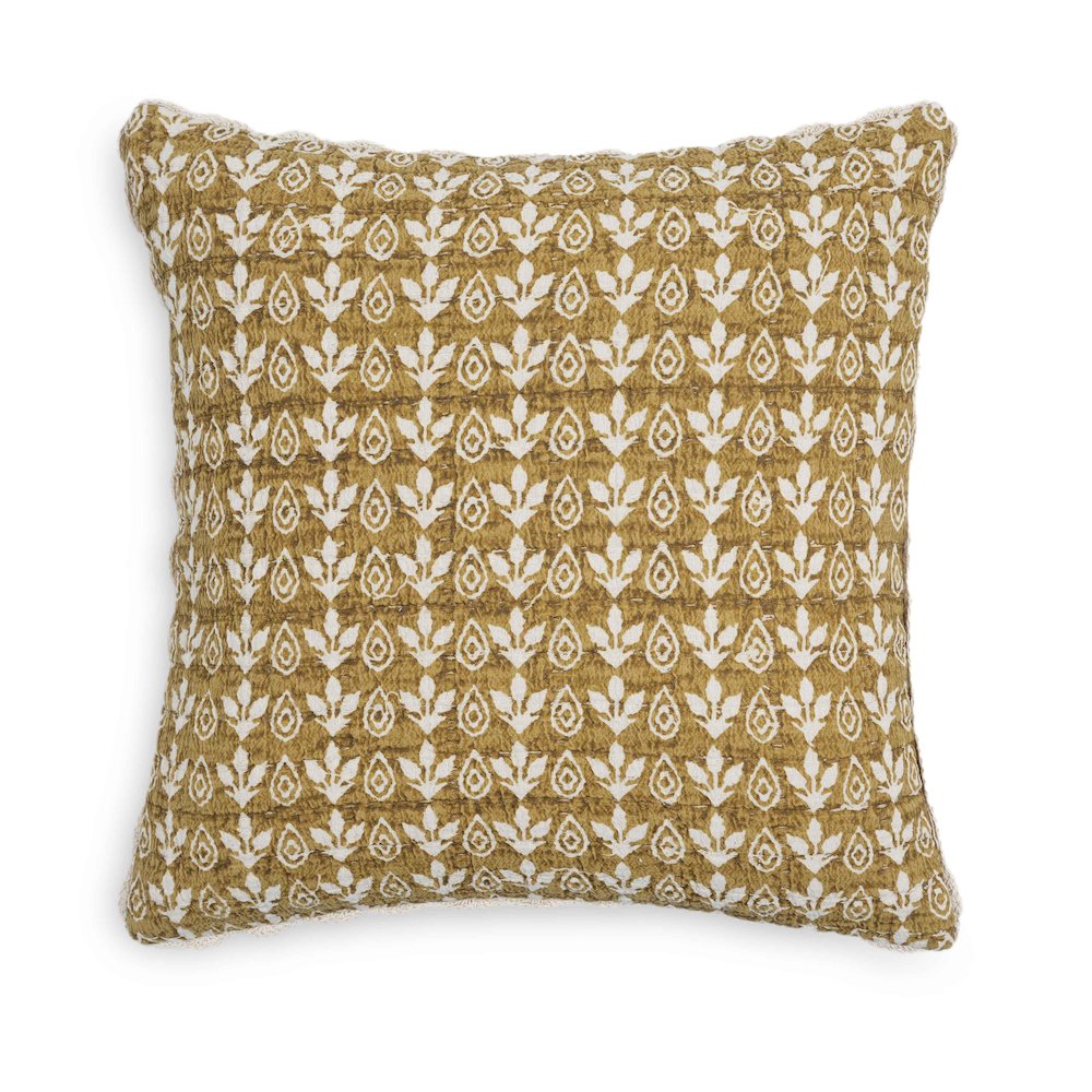 Harvest Printed Cotton 20 Inch Accent Cushion. Picture 1