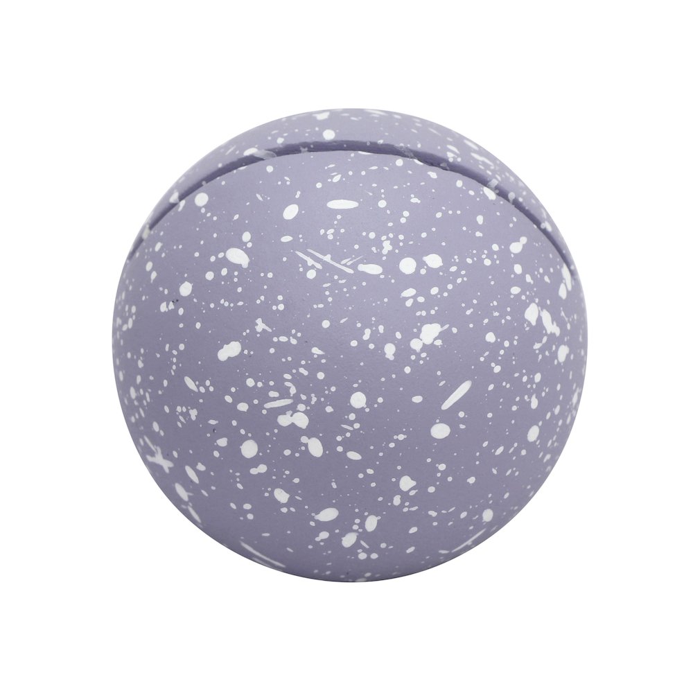 Gabby Speckled Purple Round Card Holder - Set of 4. Picture 2
