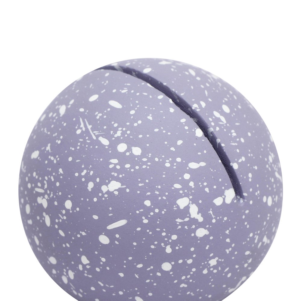 Gabby Speckled Purple Round Card Holder - Set of 4. Picture 3