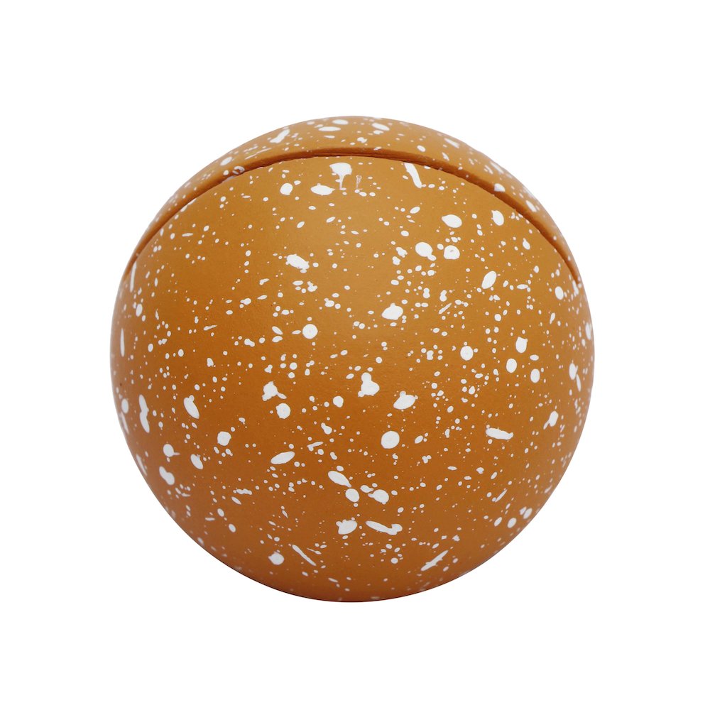 Gabby Speckled Terracotta Round Card Holder - Set of 4. Picture 2