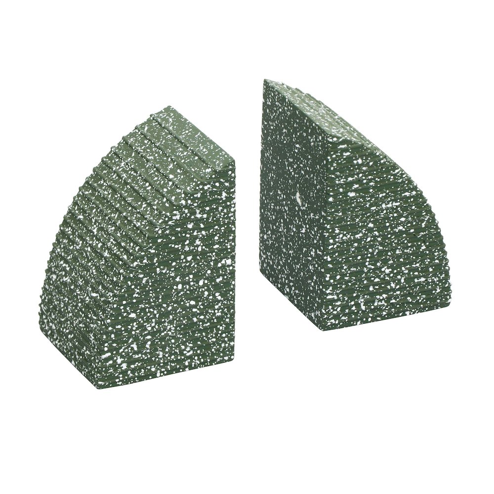 Gabby Green Arc Bookends. Picture 4