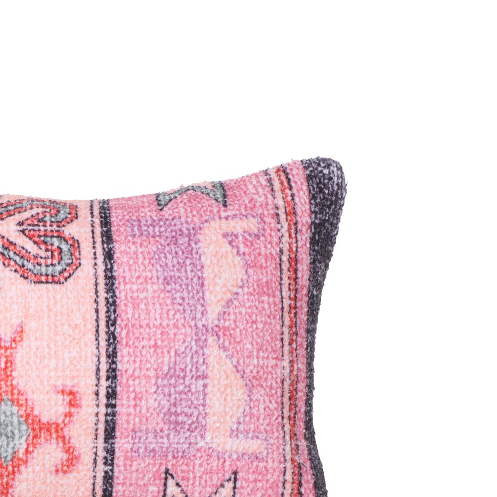 Persia Pink Cotton 27 x 10 inch Bolster Pillow. Picture 4