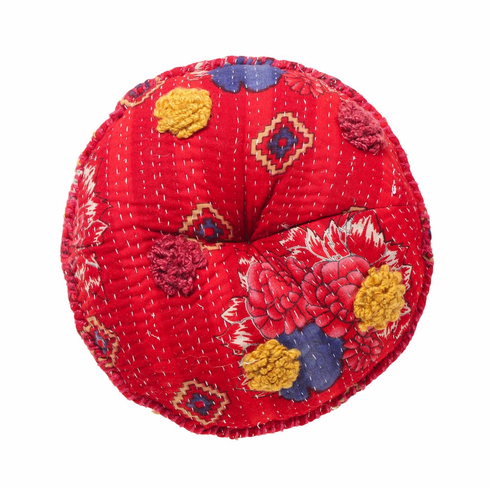 Mushroom Hand Sewn Pillow. Picture 3