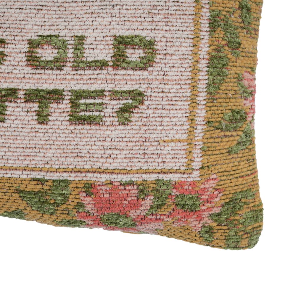 Oh, This Old Schmatte Jacquard Cotton Pillow. Picture 4