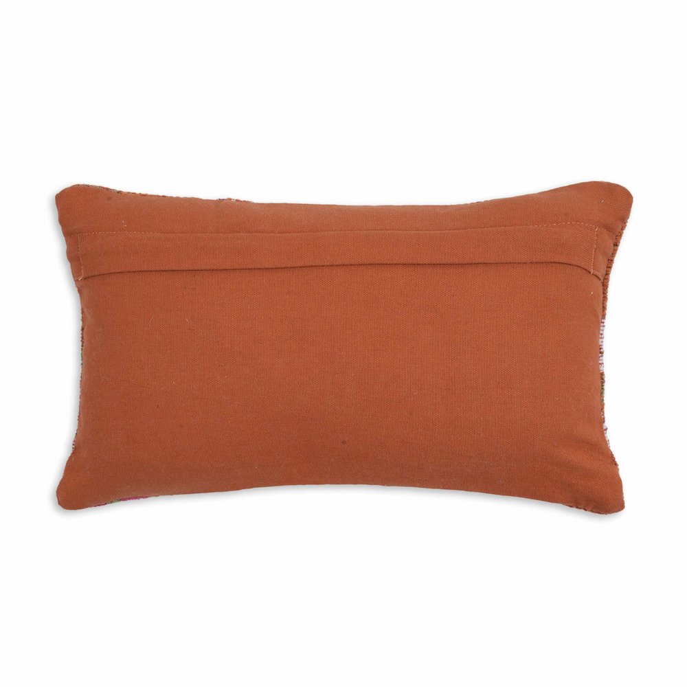 Fancy Schmancy Jacquard Cotton Pillow. Picture 3