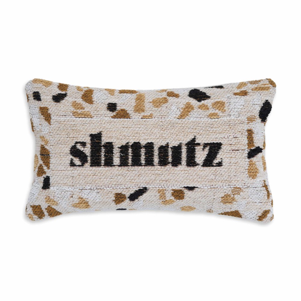 Shmutz Jacquard Cotton Pillow. Picture 1