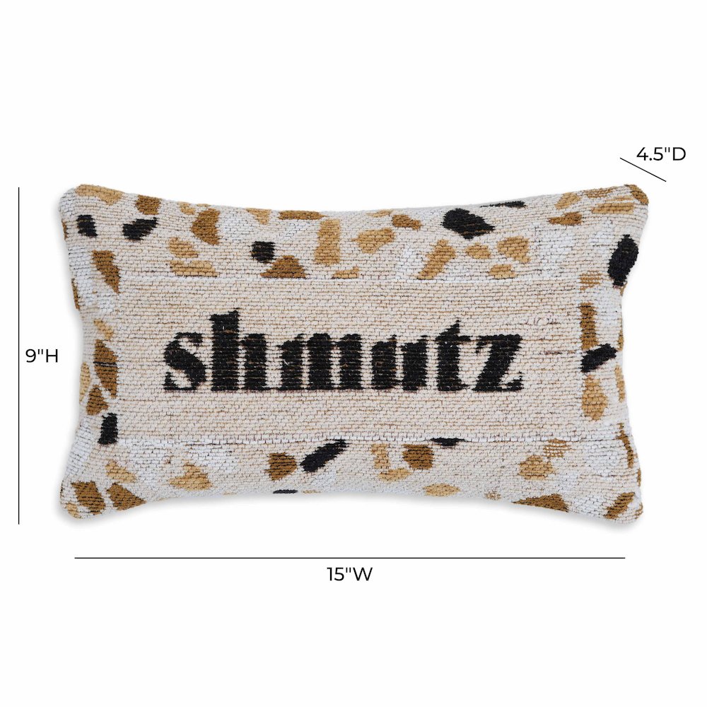 Shmutz Jacquard Cotton Pillow. Picture 5