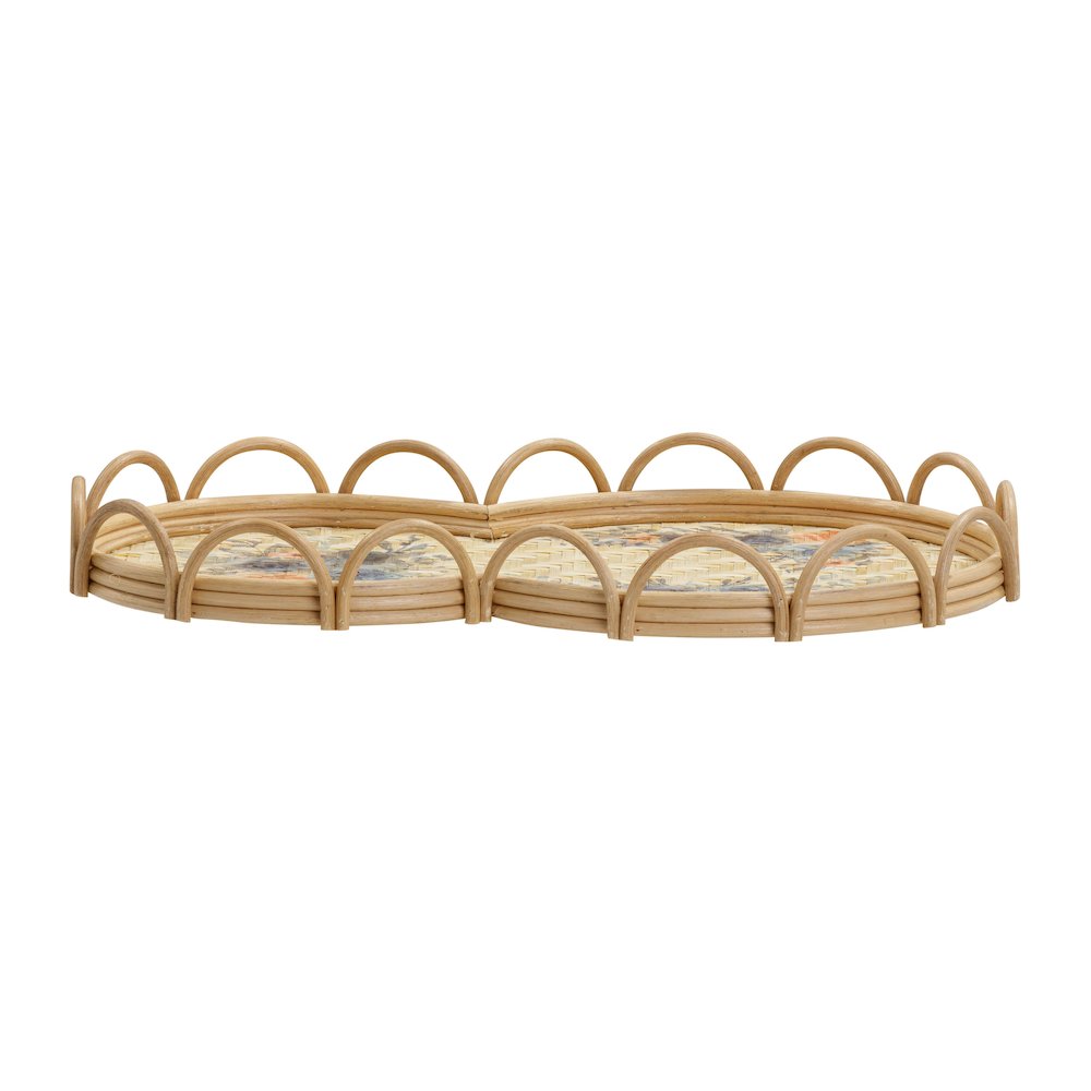 Corey Figure Eight Bamboo Tray. Picture 4