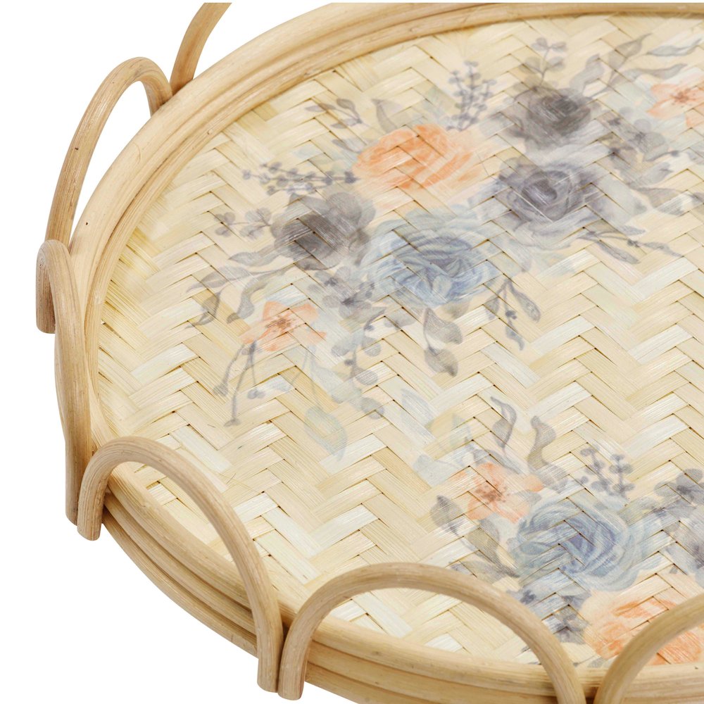 Corey Figure Eight Bamboo Tray. Picture 7
