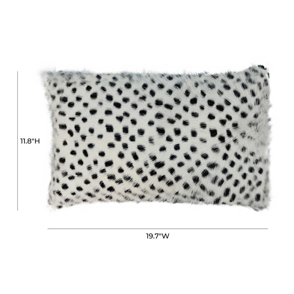 Genuine Goatskin 12"x20" Pillow. Picture 5