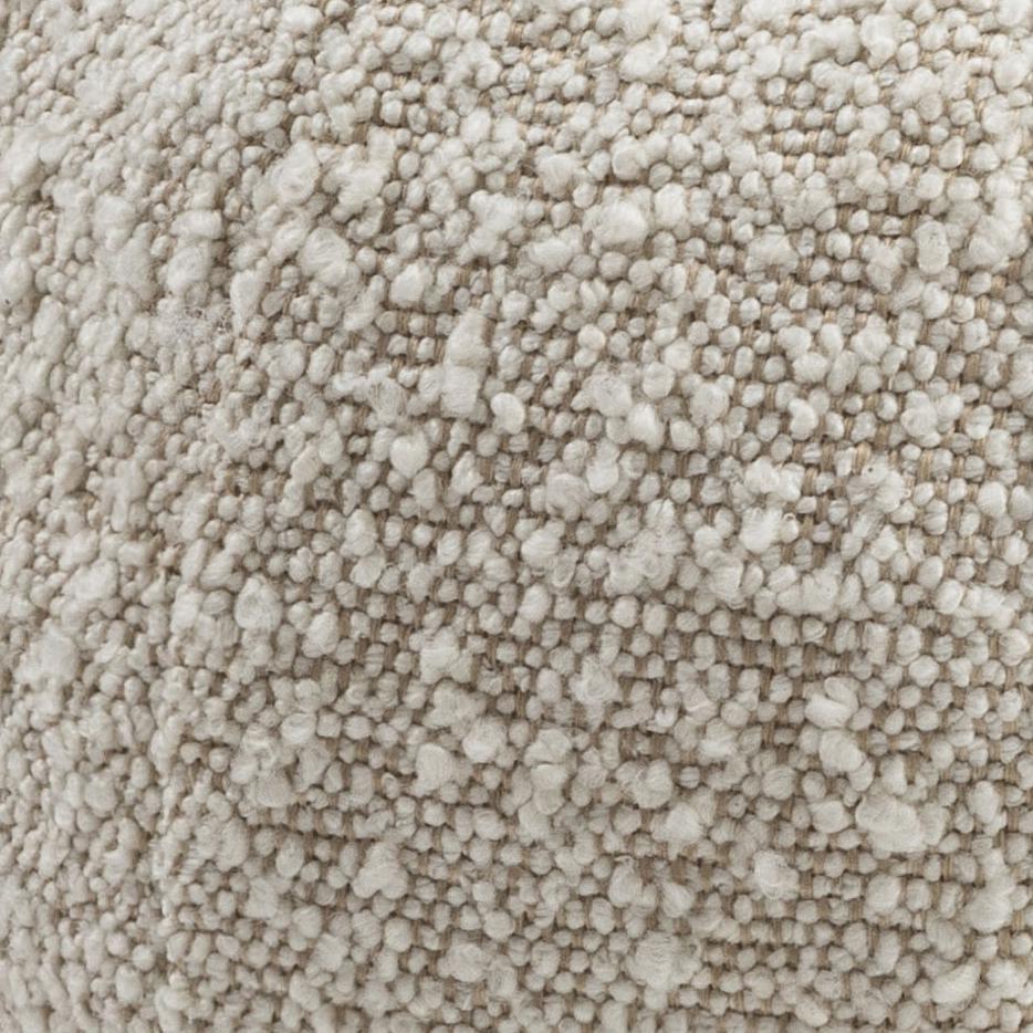 Boba 9" Beige Boucle Pillow. Picture 4