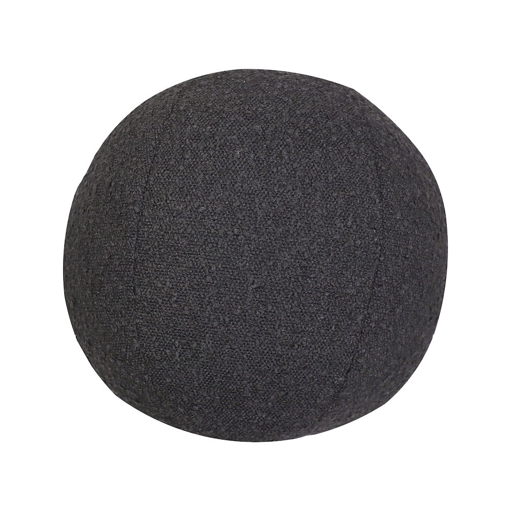 Boba Black Boucle 9" Pillow. Picture 1