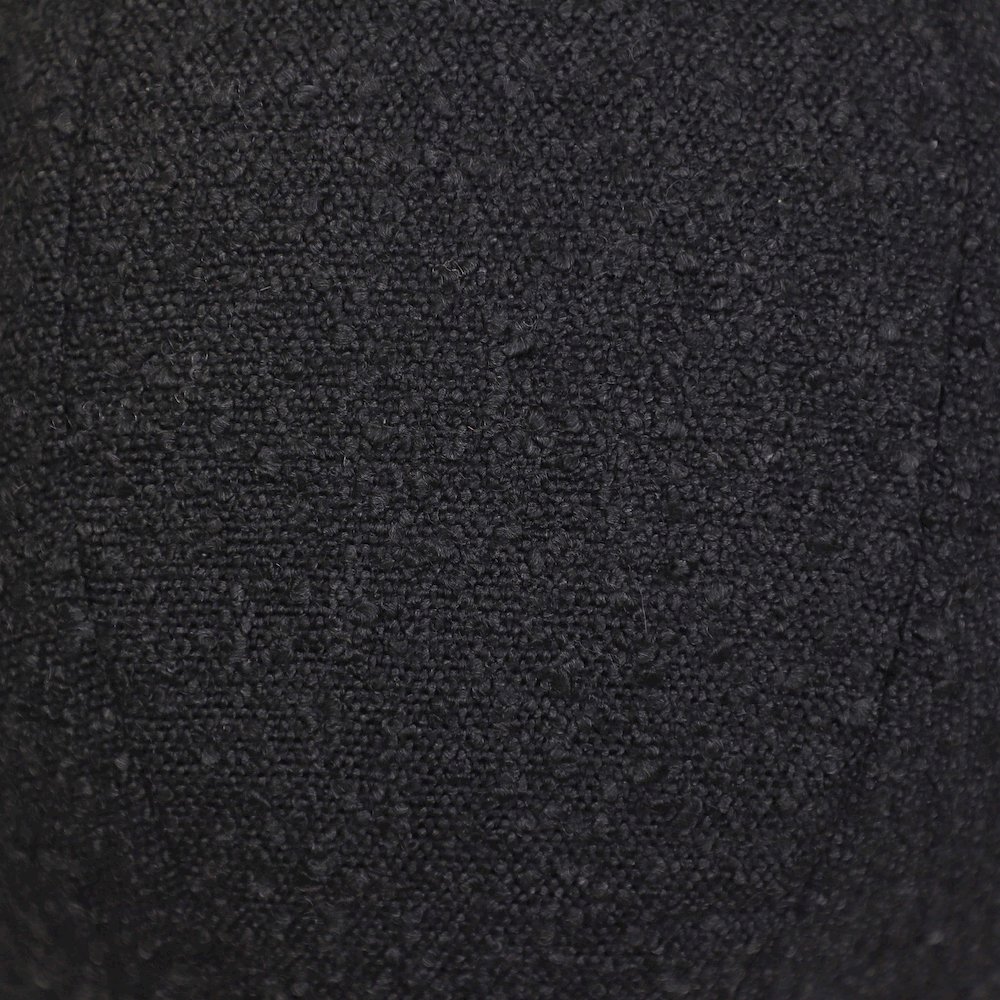Boba Black Boucle 9" Pillow. Picture 3
