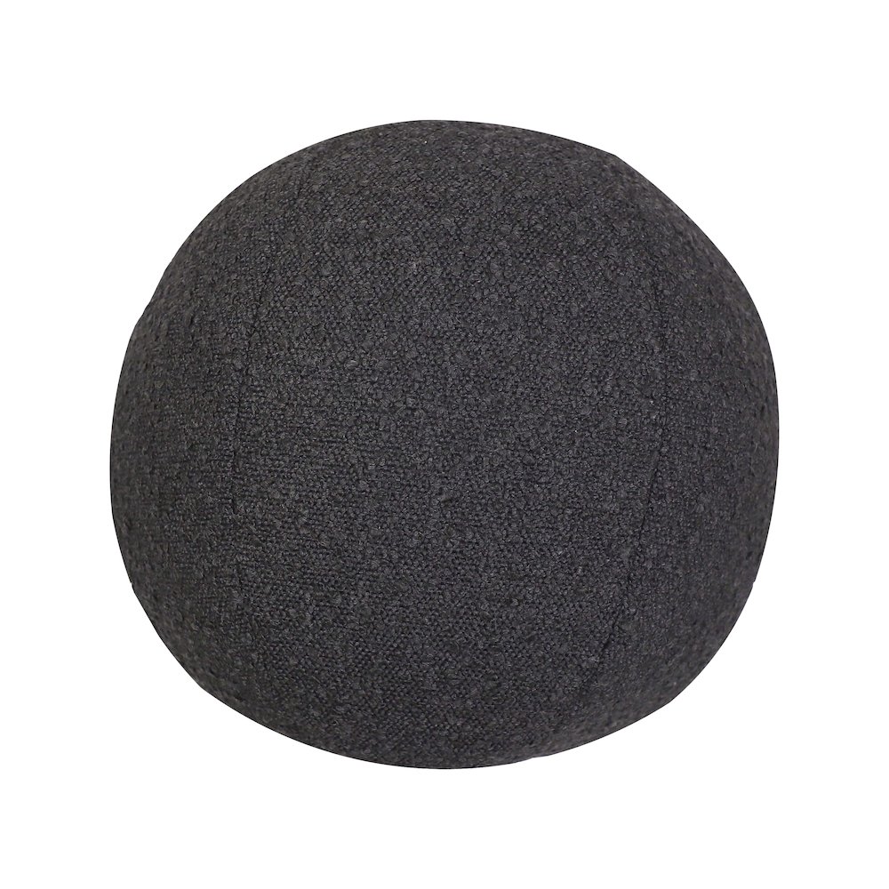 Boba Black Boucle 14" Pillow. Picture 1