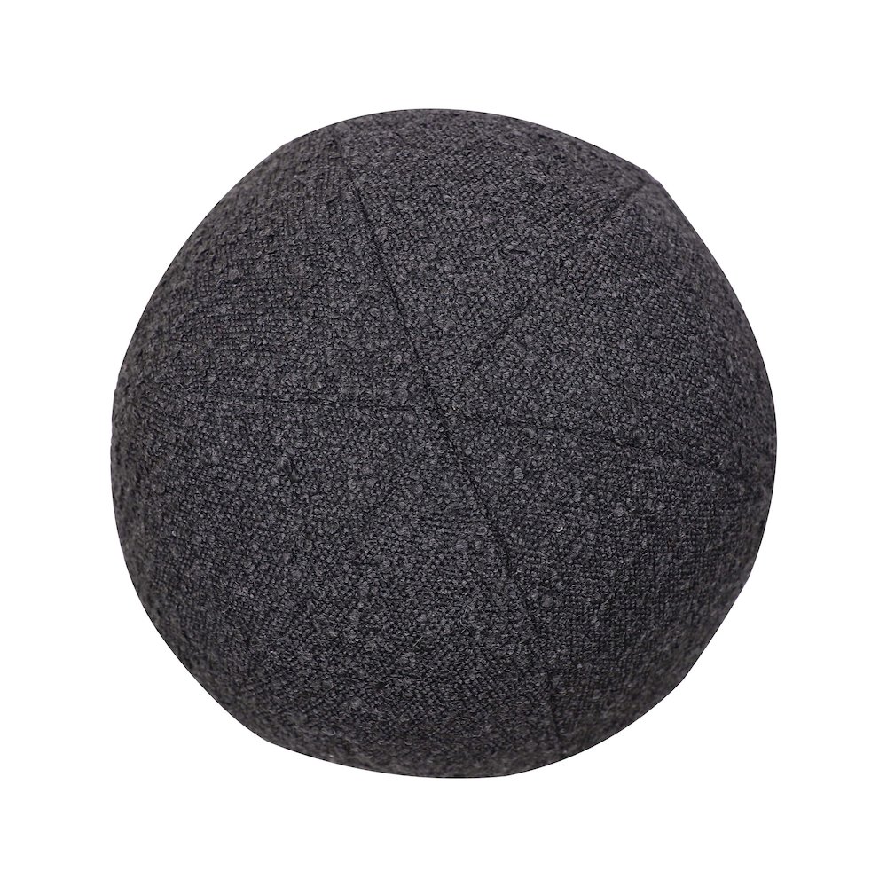 Boba Black Boucle 14" Pillow. Picture 2
