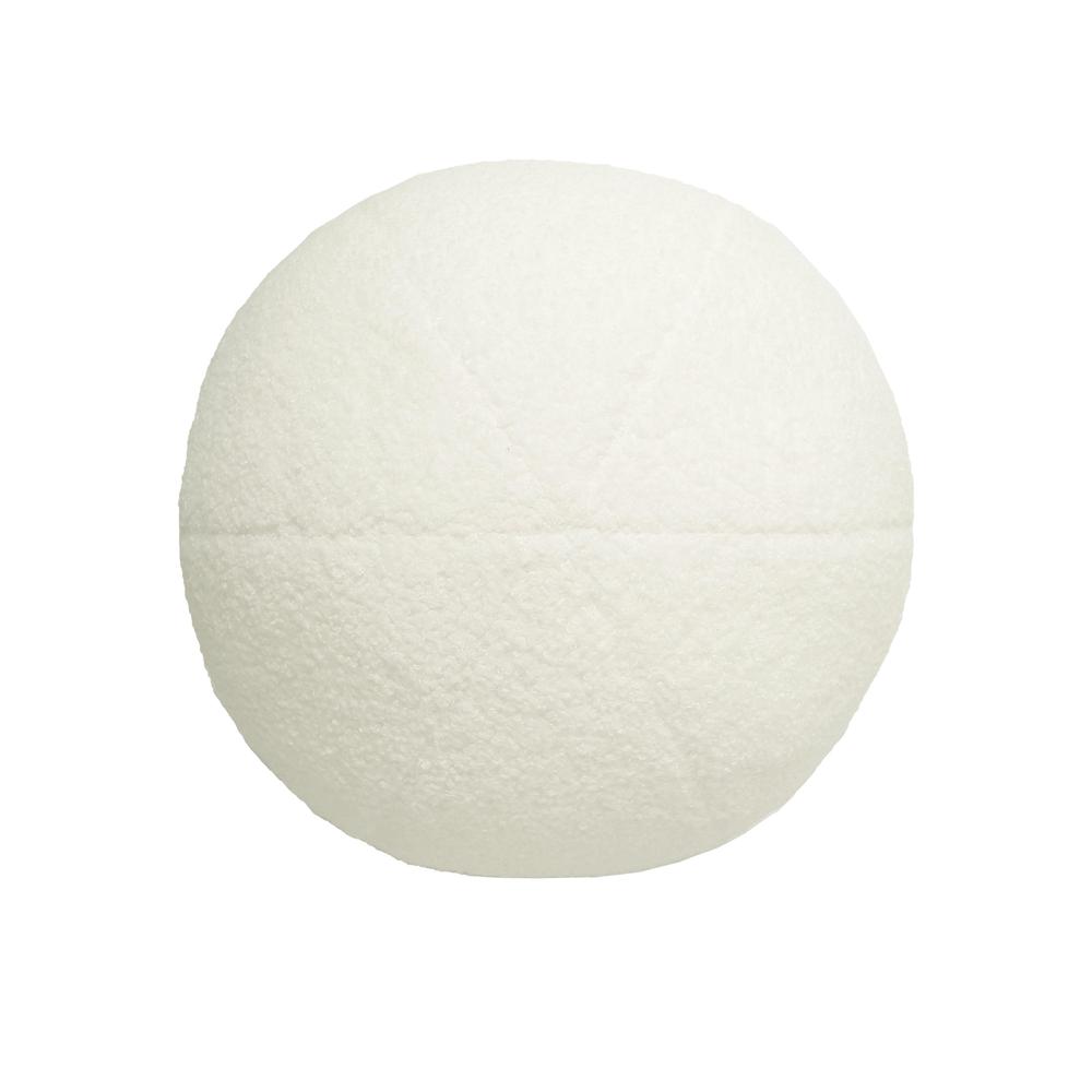 Boba Cream Vegan Shearling 14" Pillow. Picture 1