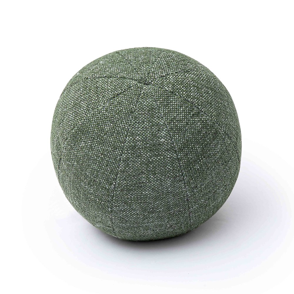 Boba Forest Green Textured Basketweave 9 inch Pillow. Picture 2
