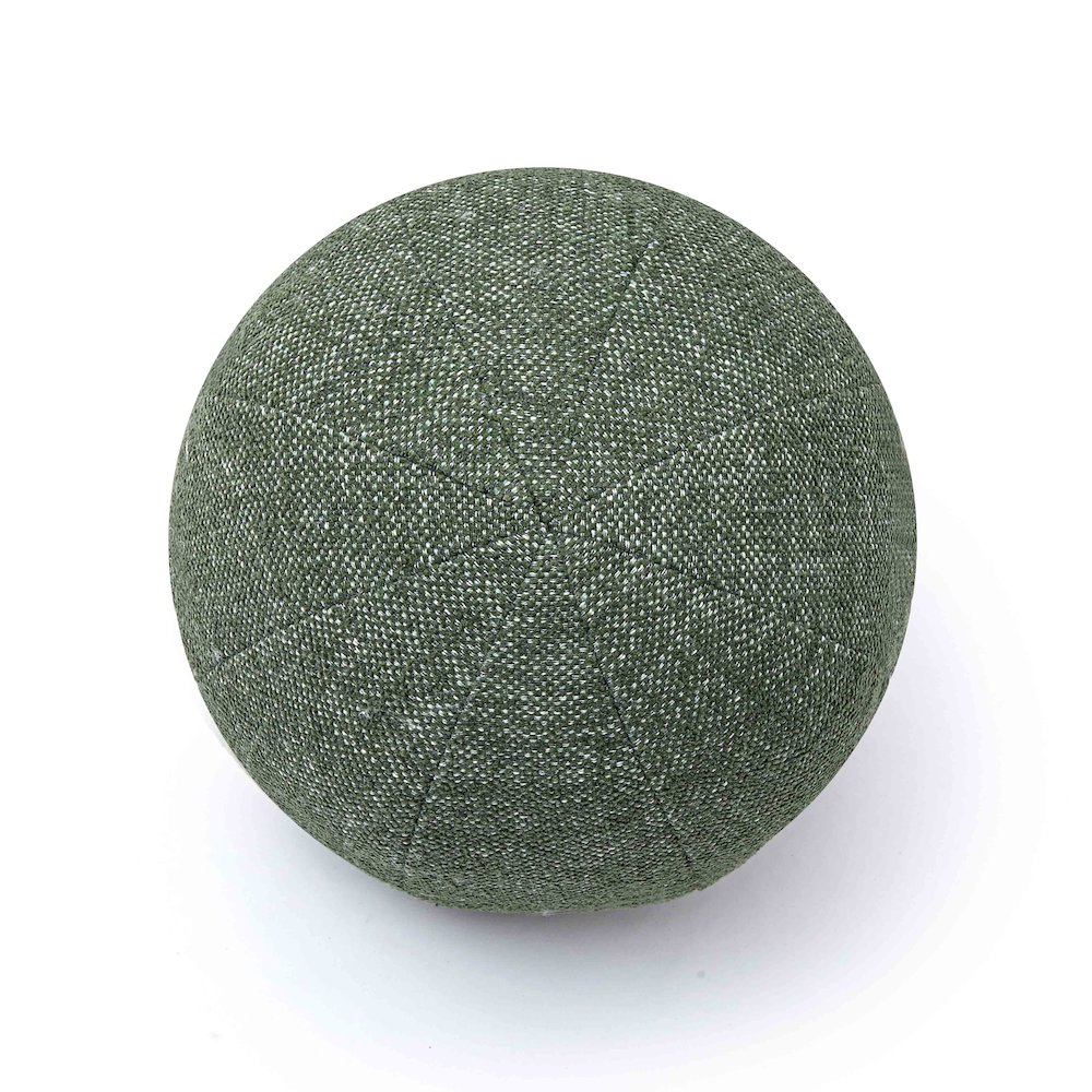Boba Forest Green Textured Basketweave 9 inch Pillow. Picture 3