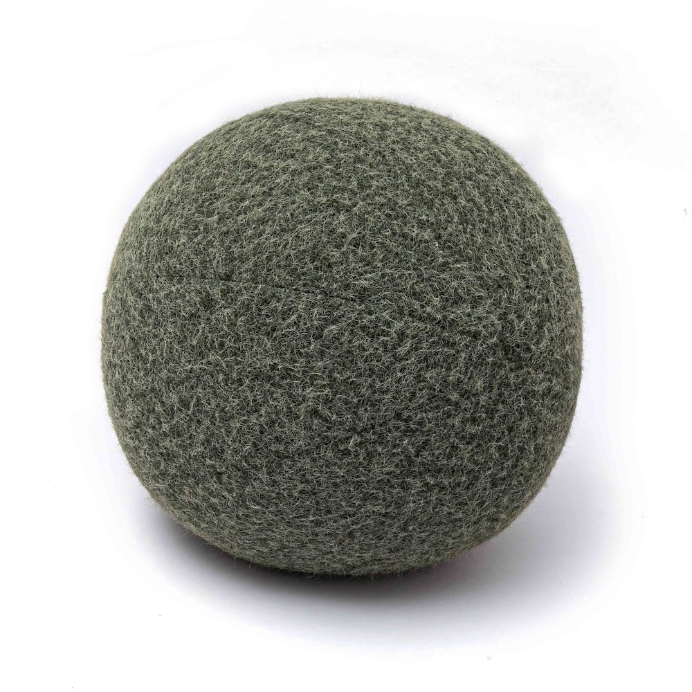 Boba Green Long Mohair 9 inch Pillow. Picture 1