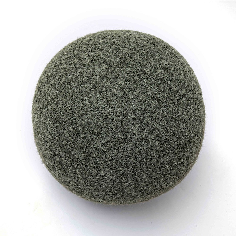 Boba Green Long Mohair 9 inch Pillow. Picture 3