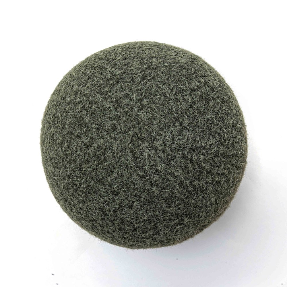 Boba Green Long Mohair 9 inch Pillow. Picture 4