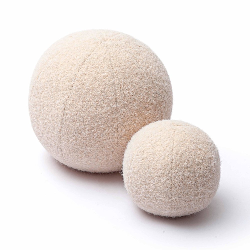 Boba Rose-Tan Long Mohair 14 inch Pillow. Picture 4