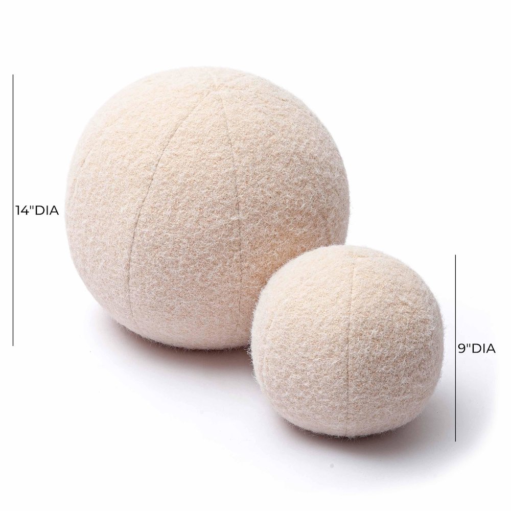 Boba Rose-Tan Long Mohair 14 inch Pillow. Picture 5