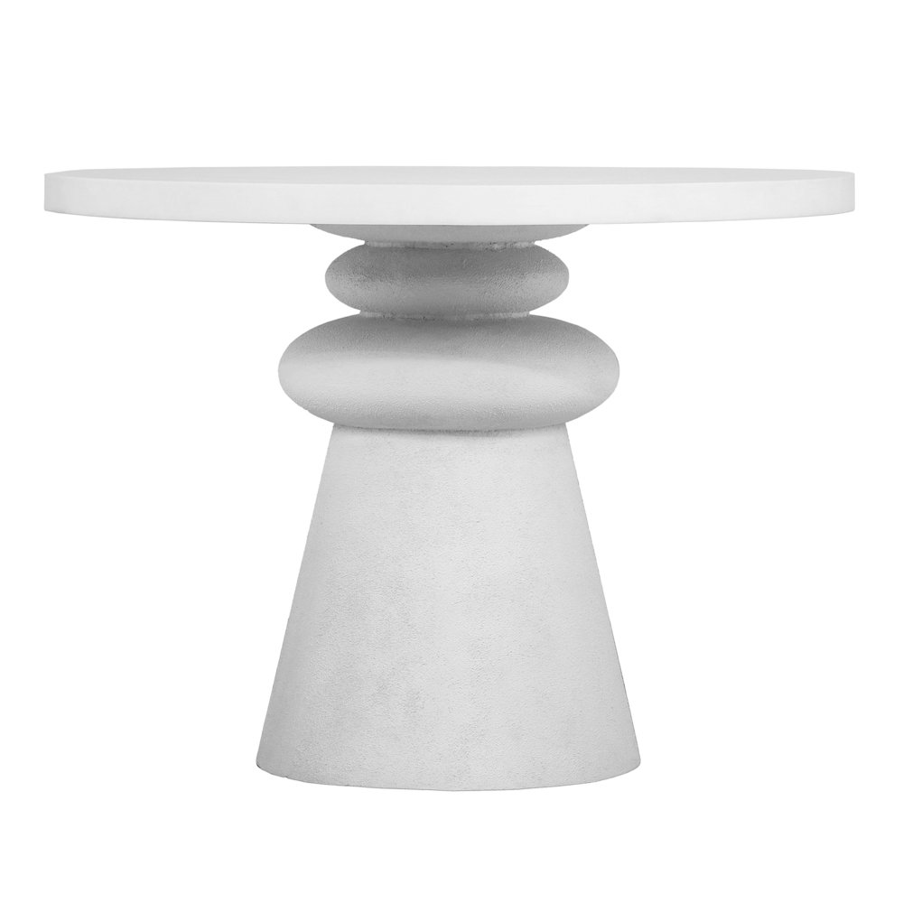 Lupita White 42 inch Dinette Table. Picture 1