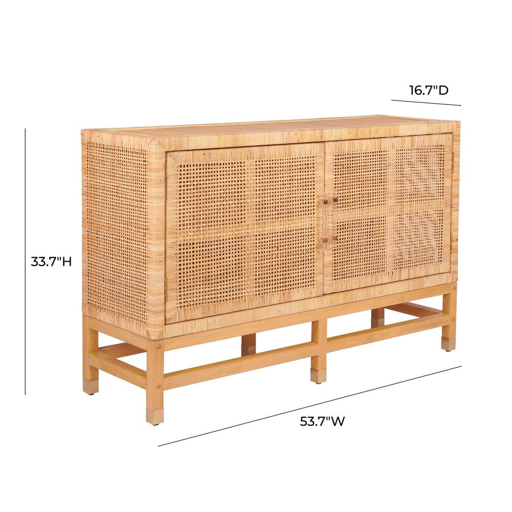 Amara Natural Woven Rattan Buffet. Picture 3