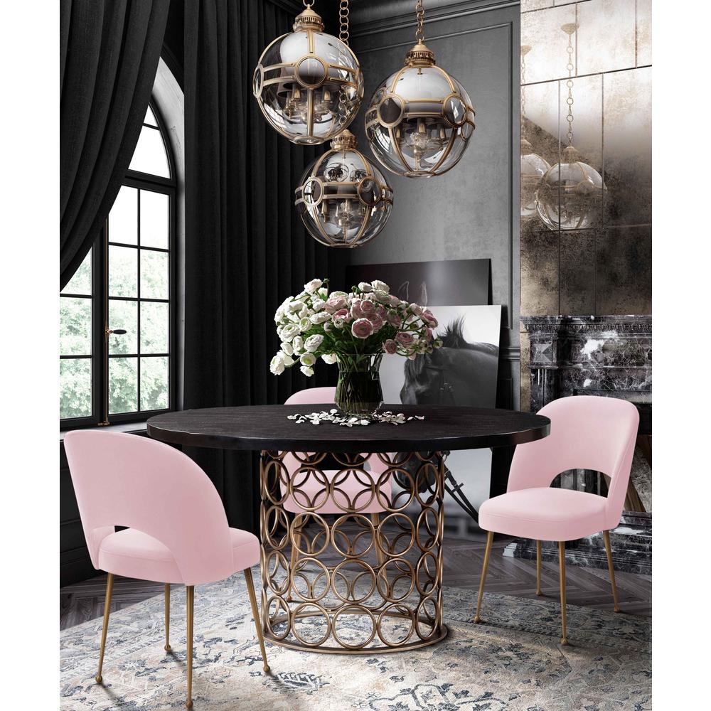 Swell Blush Velvet Chair. Picture 69