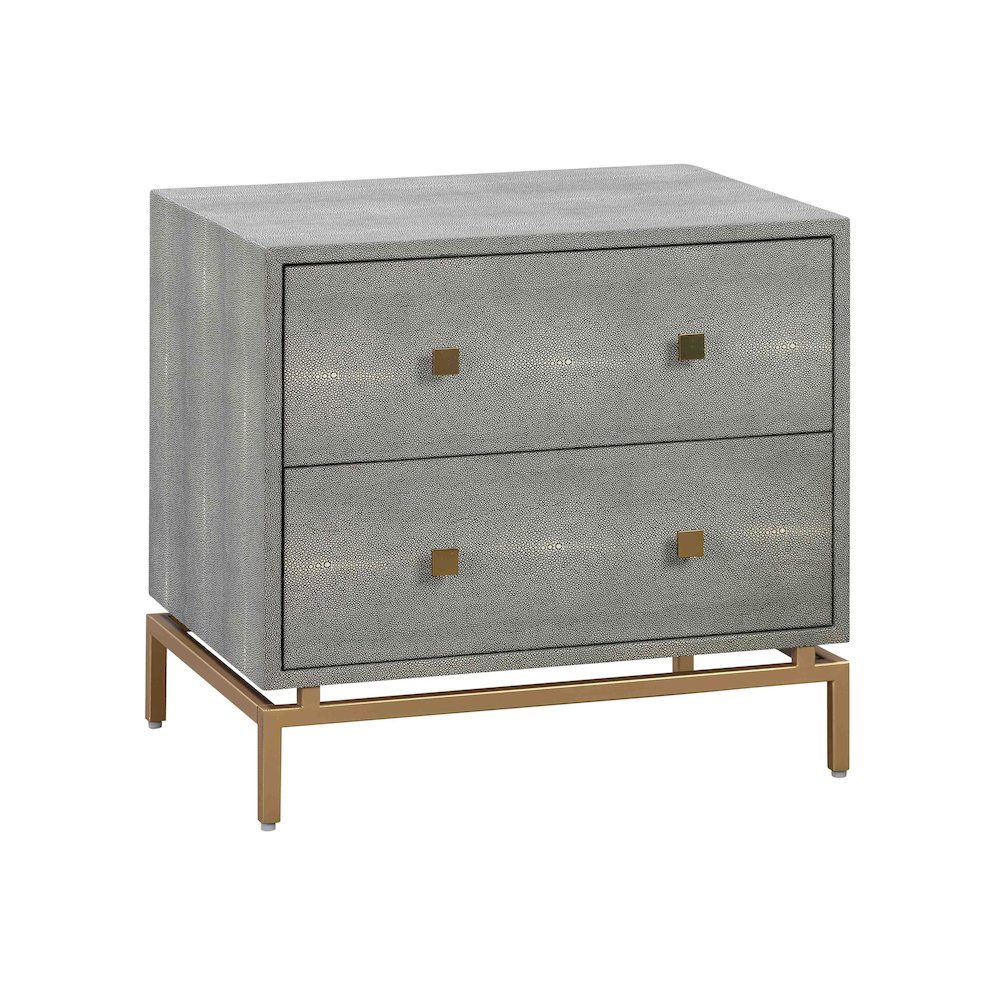 Pesce Shagreen Nightstand. Picture 1