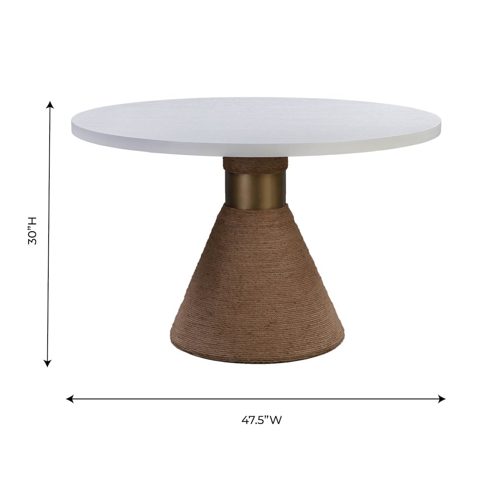 Rishi Natural Rope Round Table. Picture 8