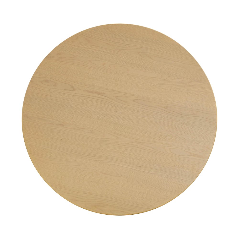 Chelsea Natural Oak Wood Round Dining Table. Picture 7