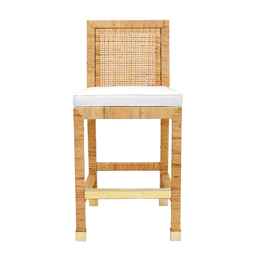 Amara Rattan Counter Stool. Picture 3