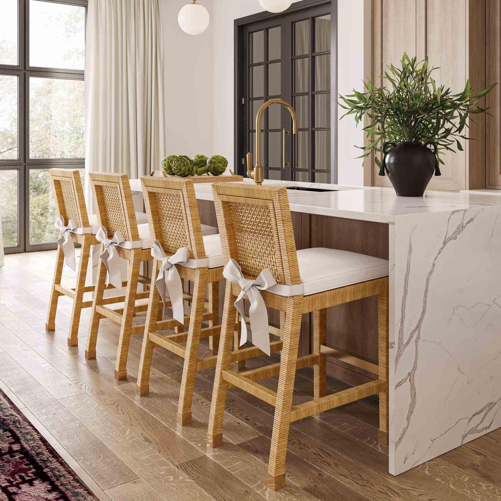 Amara Rattan Counter Stool. Picture 9