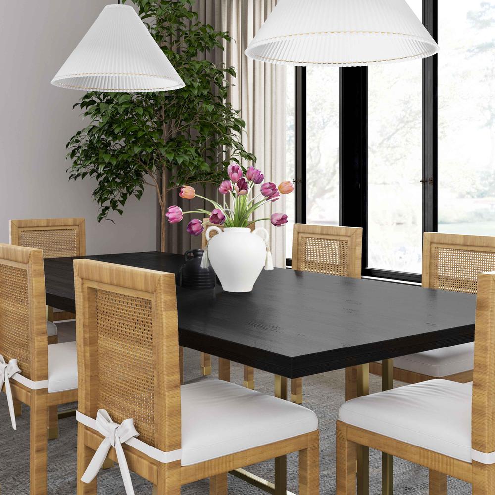 Amara Rattan Dining Chair. Picture 8
