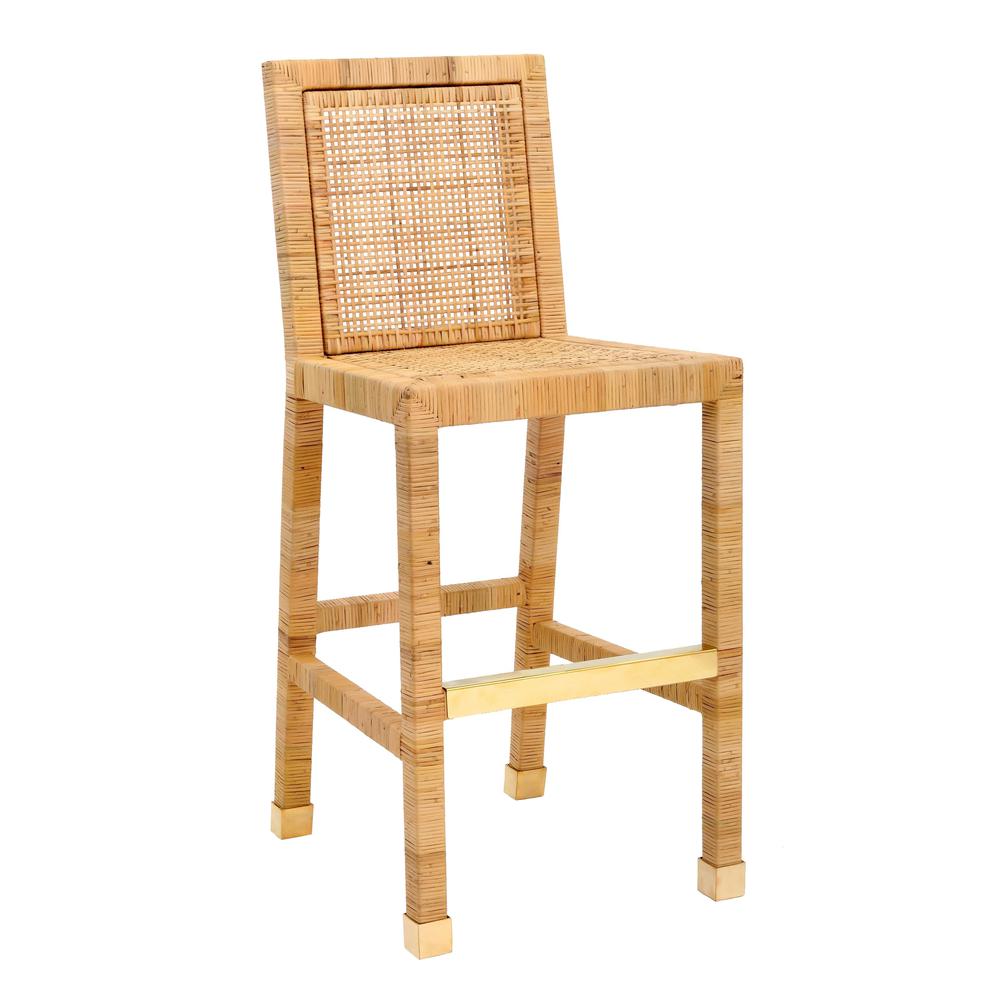 Amara Rattan Bar Stool. Picture 2