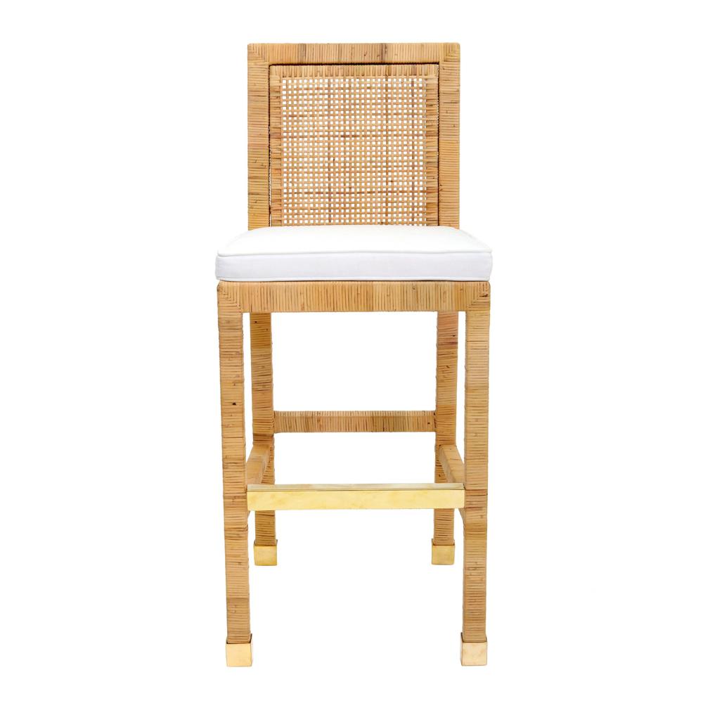 Amara Rattan Bar Stool. Picture 3